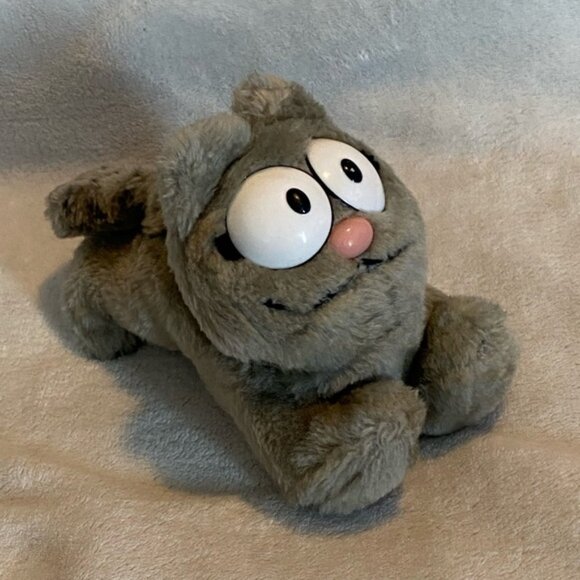 Other - VTG Garfield Nermal 1983 Cat Grey Stuffed Animal Plush United Features Syndicate